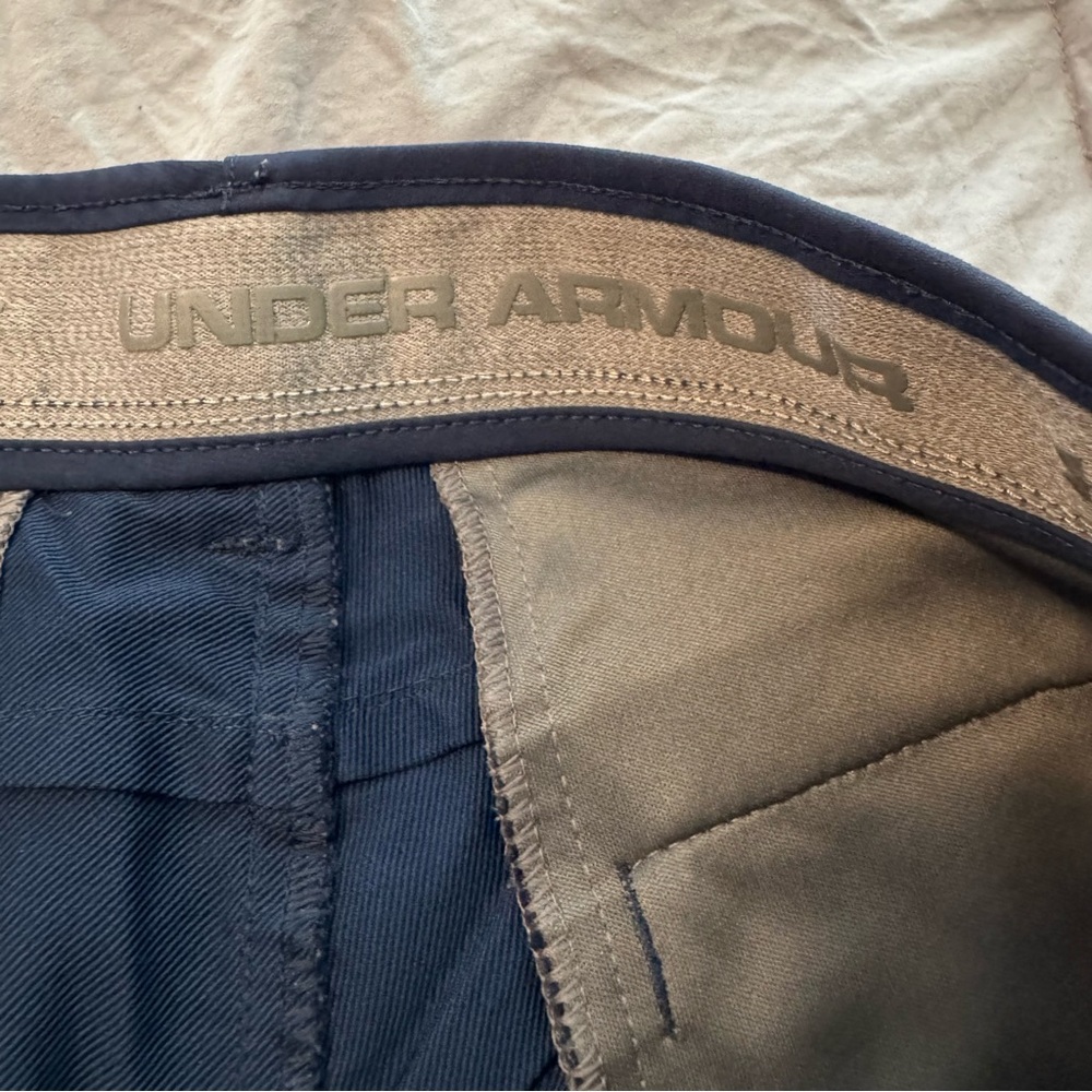 Under Armour Men’s Shorts Nylon/Polyester Blend Golf Shorts Size 32 - Picture 3 of 8